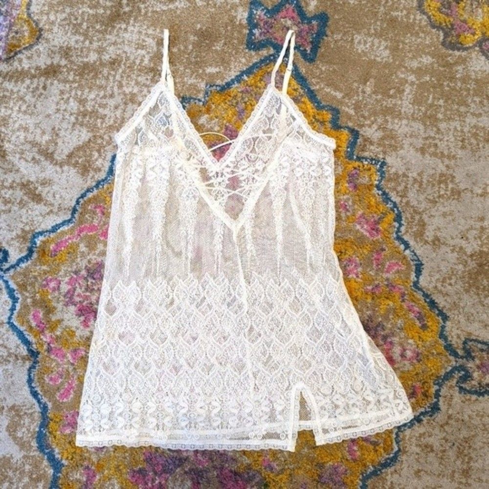 Vintage Victoria's Secret lace chemise